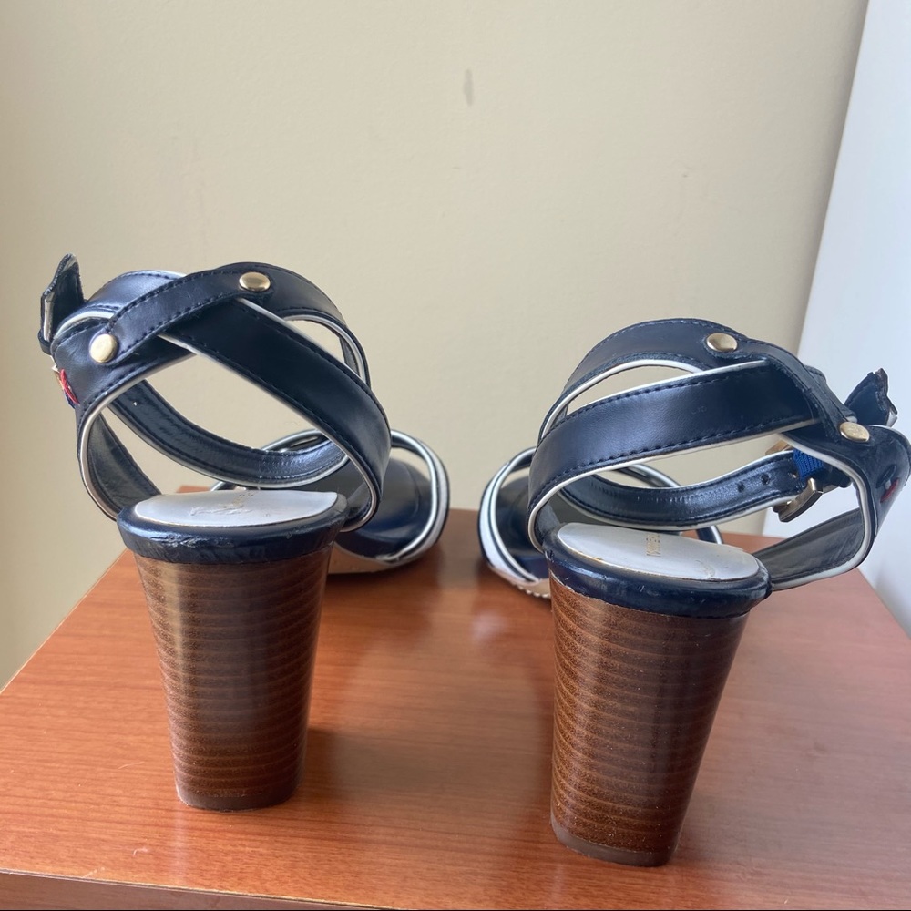 Tommy Hilfiger Block Heel Ankle Strap Sandal - Picture 3 of 12